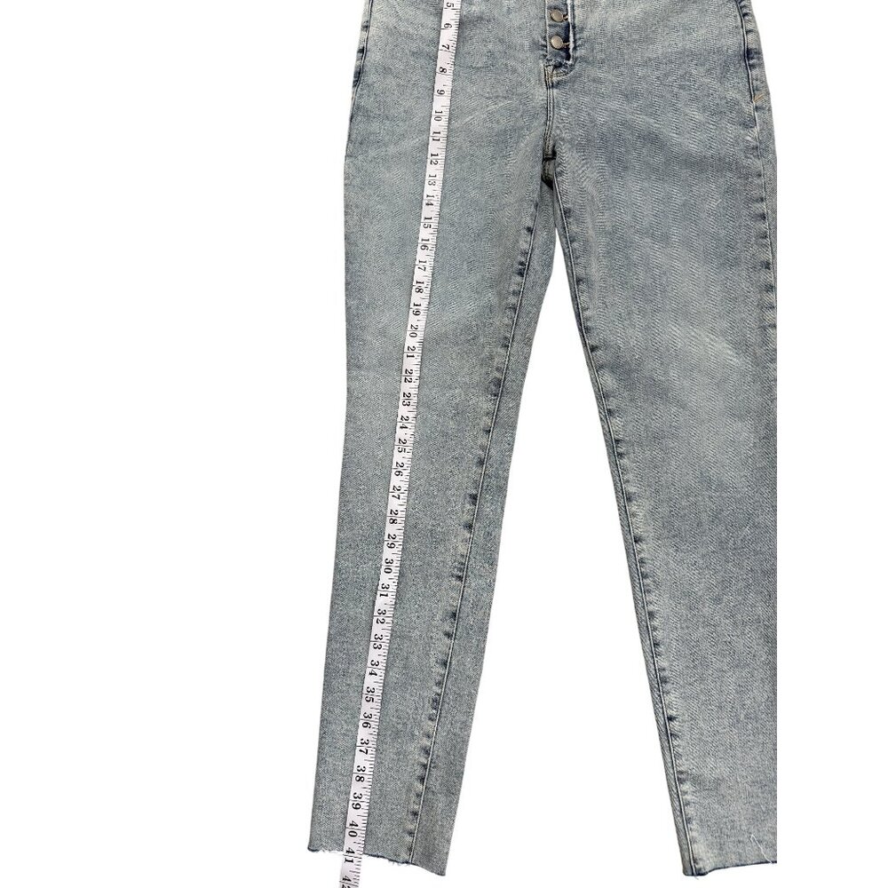Good American Good Legs Skinny Skinny Jeans Light Wash Denim Womens Size 14 - Picture 6 of 8